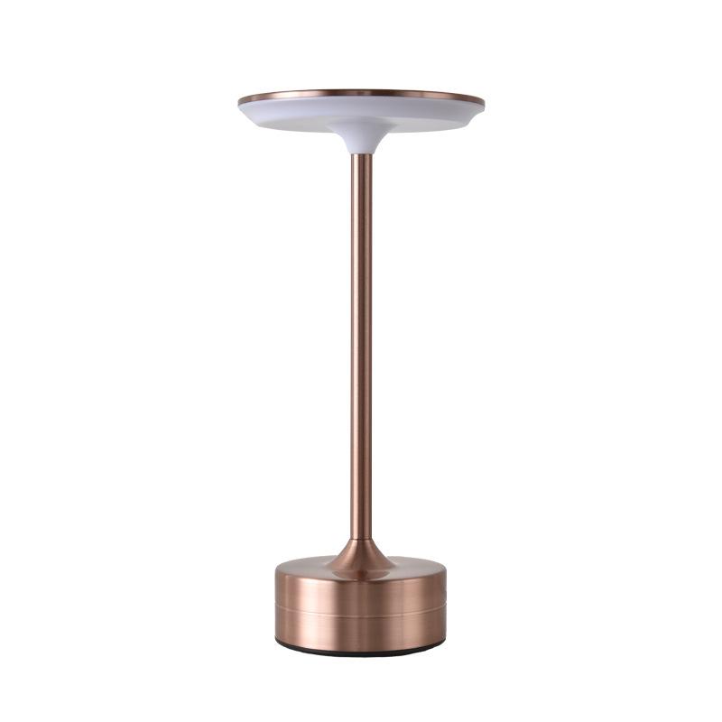 USB Rechargeable All-Aluminum Flying Saucer Table Lamp – Luxury Atmosphere Night Light