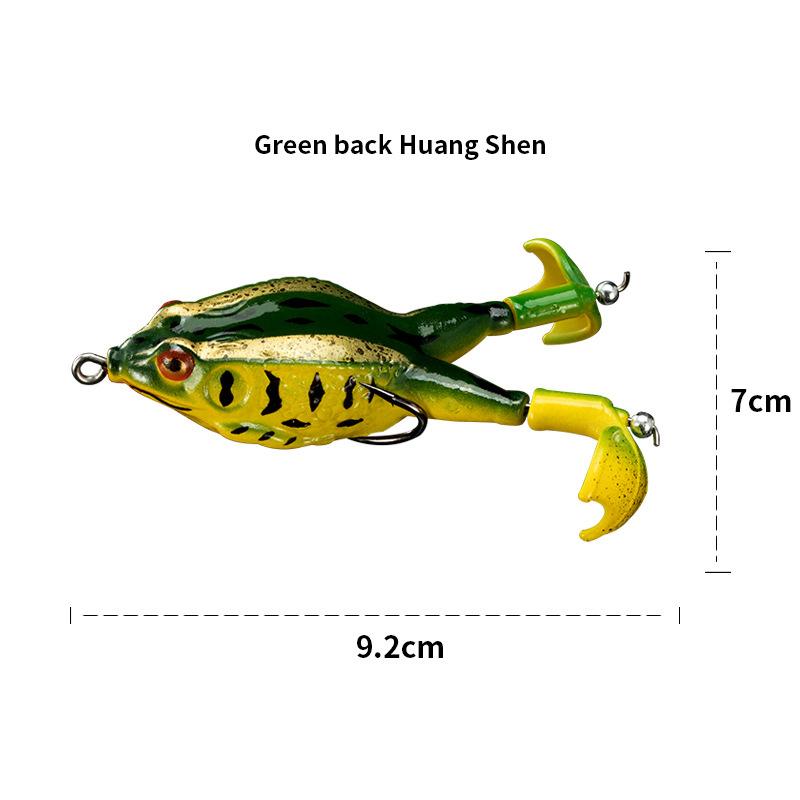 Propeller Frog Soft Bait Swimbait Lures - Lifelike Swimming Action, Durable Construction