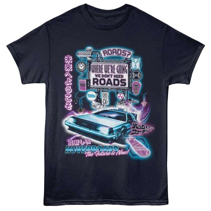 Back to the future tshirt- futuristic sign tshirt 4XL