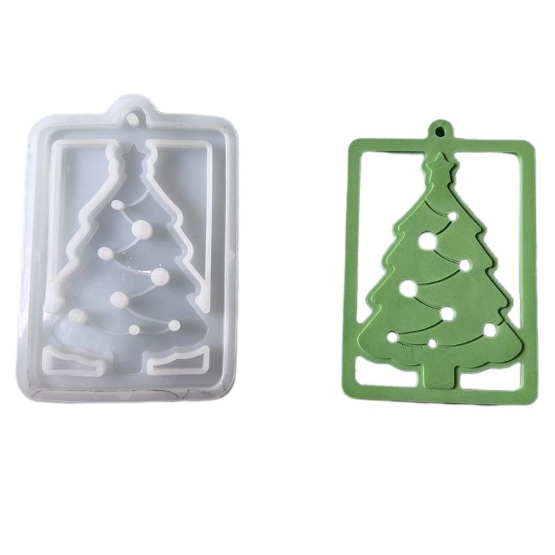 Versatile Silicone Baking Mold For Creating Festival Tree Shaped Decorations Christmas Party Accessories Mold