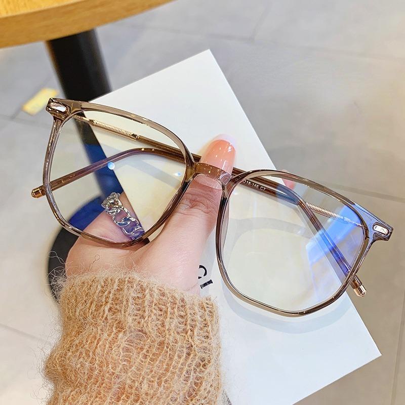 1/2pcs Anti Blue Light Glasses Vintage Computer Eyewear Anti Radiation For Women Men Fashion Trendy Eyeglasses
