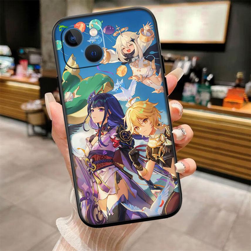 Genshin Impact New High-End Shell Phone Case for Xiaomi Poco M4 M5 M6 M7 X3 X6 X7 F8 Ultra Pro GT NFC