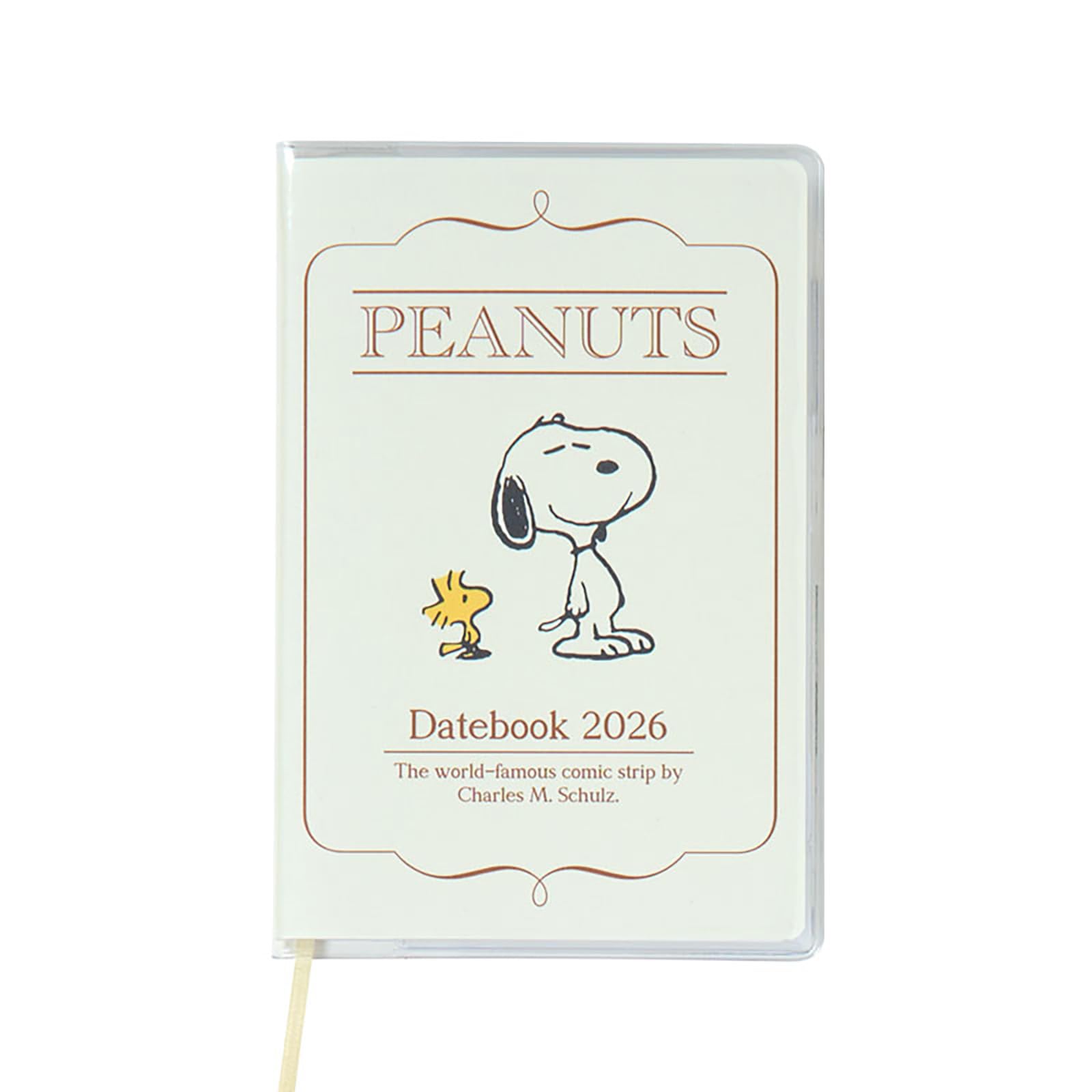 Sanrio Pocket Date Book 2026 Snoopy October Start Compact Size Planner Diary 622940