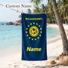 Club America Custom Name Printed Beach Towel Personalized Soft Towel For Swimming Beach Travel