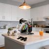 Modern Minimalist Plastic Wall Mount Cup Organizer For Kitchen And Office Use
