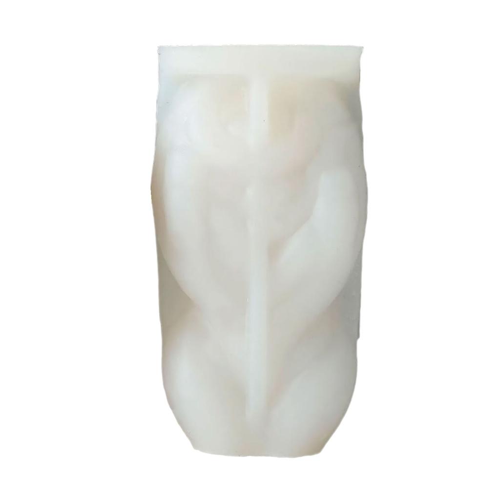 3D Flower Hand Silicone Candle Molds Silicone Soap Molds for Candle Soap Chocolate Molds for Candy Cake Fondant Baking