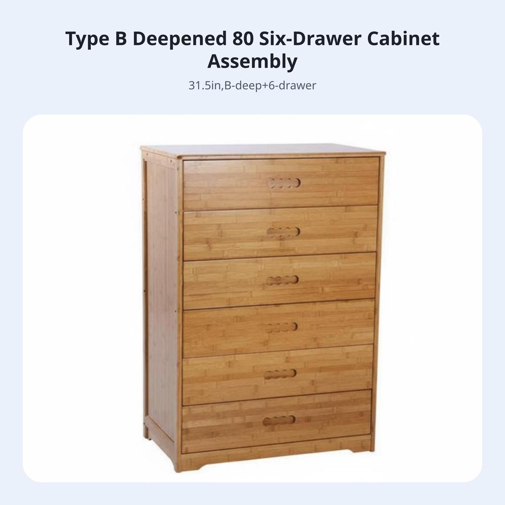 Multitiered Drawer Chest Large Capacity Storage Furniture Sturdy and Long-Lasting Easy to Clean for Adults