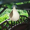 Plastic Bird Feeder House with Perch Pole Wild Bird Feeder Rainproof Feeding Station  Garden Yard