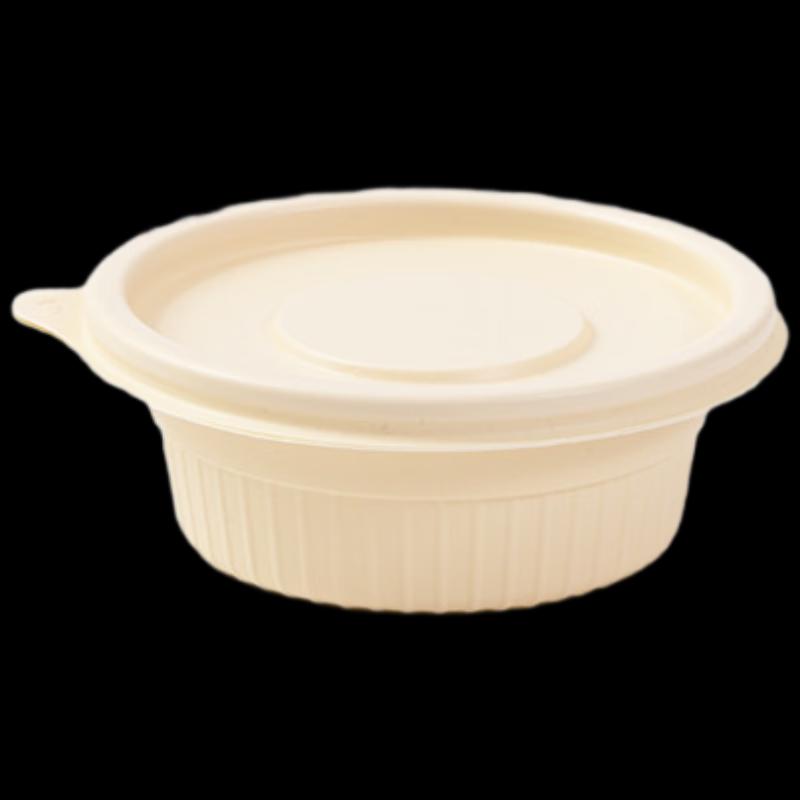 Herr. Einweg-Lebensmittelbehälter aus abbaubarer Maisstärke