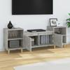 TV Cabinet Concrete Grey 160 x 35 x 55 cm Particleboard
