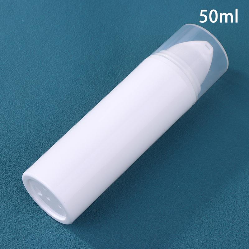 5-50ml Mini Přenosná Vakuová Lahvička s Lisovacím Typem Plnitelná Kosmetika na Make-up Pro Krémové Gely Hydratační Přípravky Lahvičky na Tekuté Pleťové Vody
