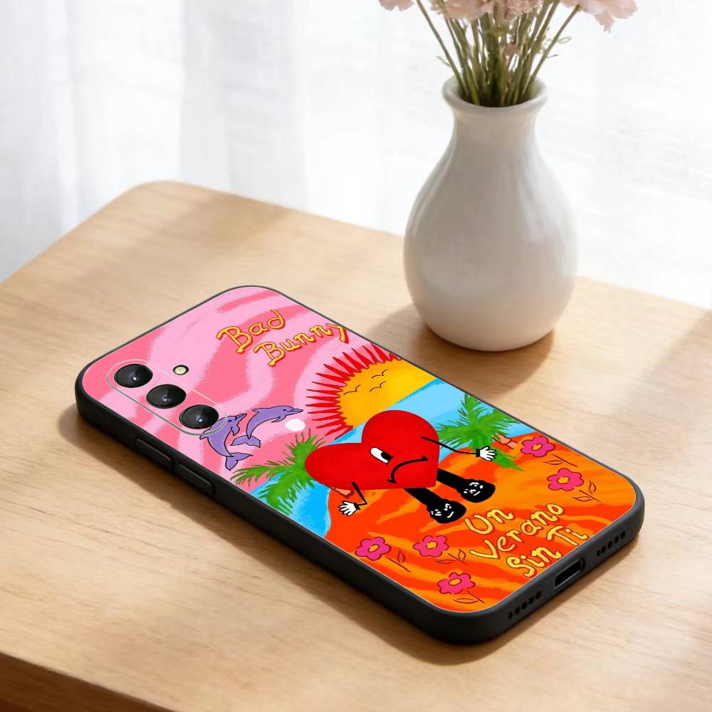 Bad Bunny Maluma Phone Case For Samsung Galaxy A73,A72,A71,A70,A52,A51 Others Soft Black Cover