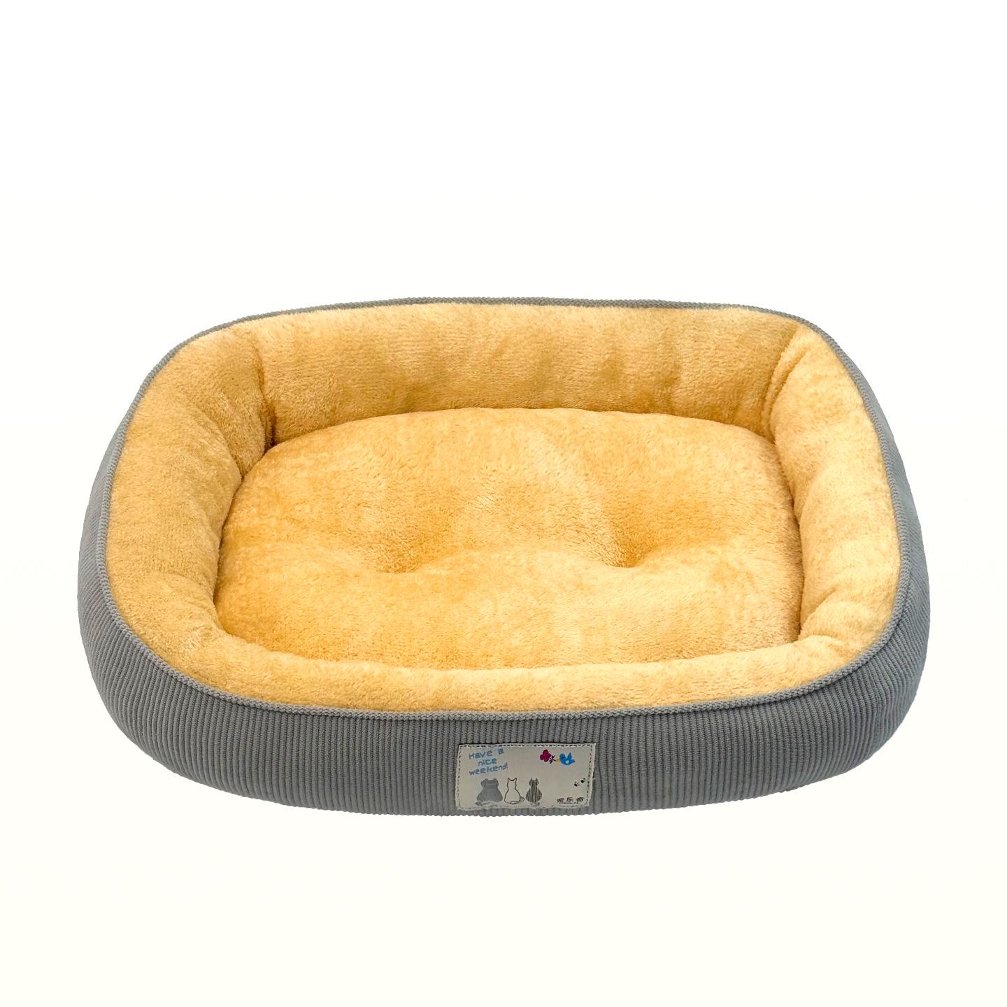 

Уютная кошачья лежанка на все сезоны: Теплая, Толстая, Подушка в стиле дивана для Кошек и Маленьких Собак Large [50*60cm up to 15kg]