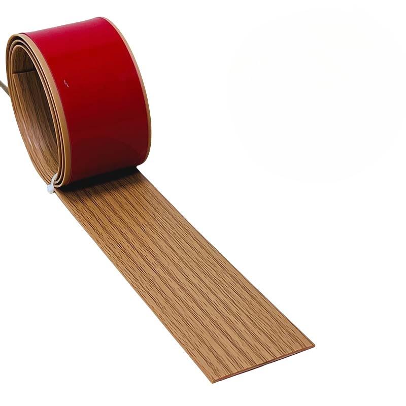 1PC 1M/2M PVC Wood Floor Transition Strip Edge Closing Strip Self-adhesive Seam Strip Flat Buckle Dge Pressing Threshold Strip