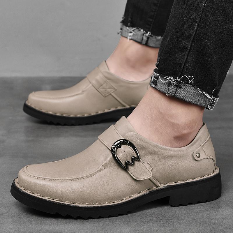 Nové Pánské Boty Klasické Pánské Společenské Boty S Přezkou Kožené Svatby Boty Pánské Formální Baleríny Business Boty Luxusní Značka Černé Boty Pánské