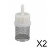 Inlet Mesh Connector Hose Strainer Screen Stainless Steel Fine 1mm Simple Rinse