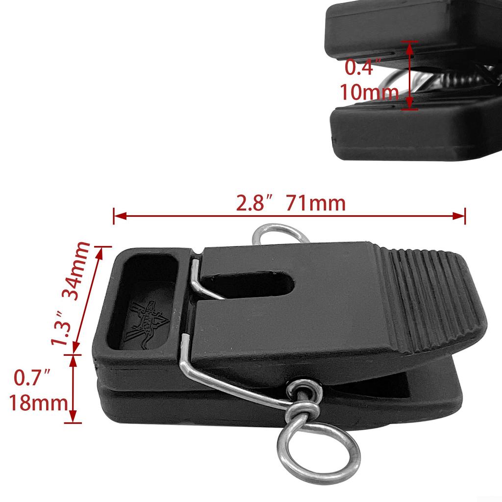 Sichere Drahtklemme für Schiffe und Yachten, ABS, schwarzer Kunststoff, Zubehör