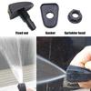 2 Stück Auto Justierung Auto Frontscheibenwischer Düse Jet Sprüher Kits Sprinkler Wasser Fächerdüse Abdeckung Waschdüsenauslass Universal