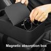 Car Armrest Organizer Large Capacity Cup Holder Automotive Armrests Magnetic Storage Box For Water Bottle Key Sunglasses Card