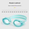 New Myopia Swimming Goggles HD Waterproof Anti-fog Soft Myopia Fashion Swimming Glasses Men's and Women's Pool Accessories