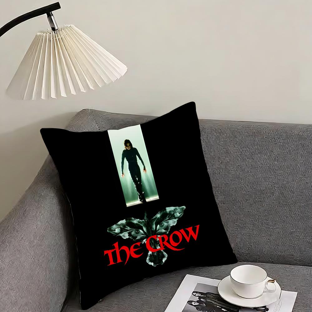 

TThe CCrow Movie Cushion Cover Pillowcase Ultra Soft Skin Friendly Fabric Cloud Like Comfort Concealed Zipper 30x30cm