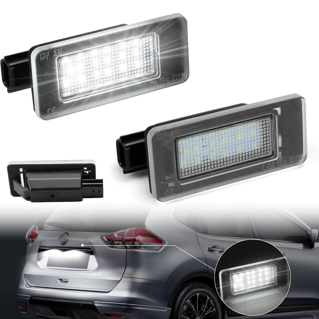 GemPro New X-Trail T33 Serena C27 LED License Plate Lamp, X-Trail T32, Rogue J50,