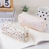 Kawaii Small Fresh Floral Pencil Case Large Capacity Storage Pen Pouch Pencil Bag Student Stationery Organizer School Supplies
