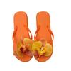 Summer Butterfly Orchid Flip Flops, Women's Sweet Vacation Style, Seaside Beach Sandals, Flip Flops, Flip Flops for Wearing Flat Shoes On The Outside
