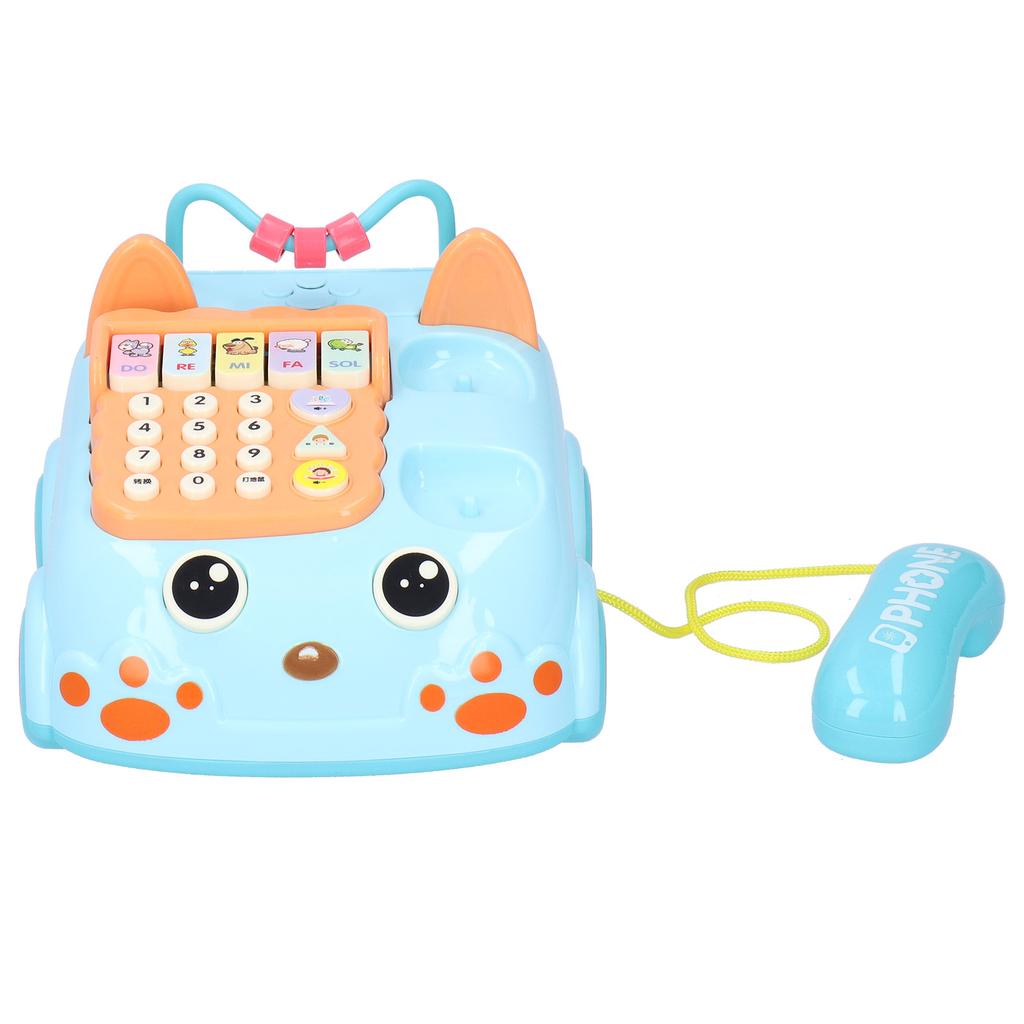 Children Telephone Toy Educational Simulation Telephone Toy with Light Music Effect
