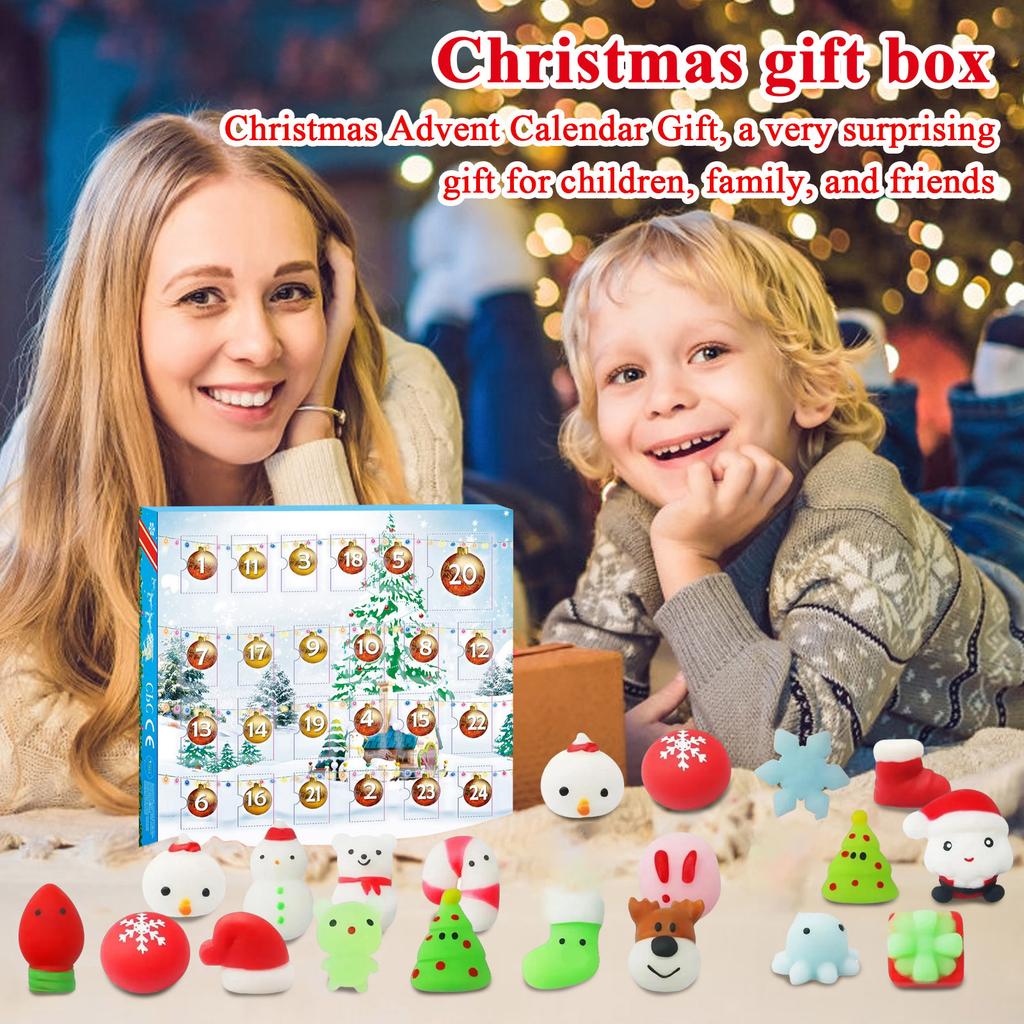 Advent Calendar, Christmas Countdown, 24 Days Of Surprise Blind Boxes