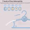 10Pcs Non-slip Baby Clothes Hanger Adjustable Storage Hangers Cute Kids Clothes Organizer Closet Children Baby Coats Rack