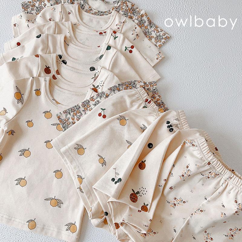 XG Kids' Summer Cotton Pajama Set - Short Sleeve Homewear for Children