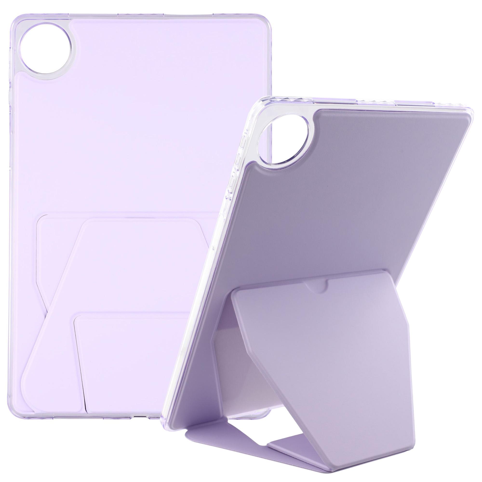 

For Honor Pad 10 Case TPU PU Leather Kickstand Tablet Cover Purple
