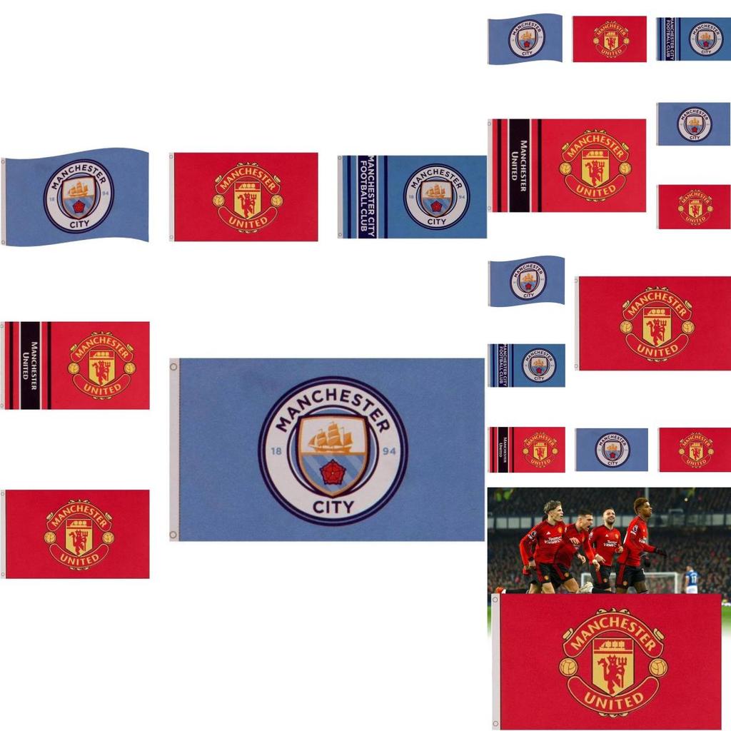 Farbenfrohe Manchester United Flagge (90 x 150 cm) – Perfekt für Fans und jeden Anlass