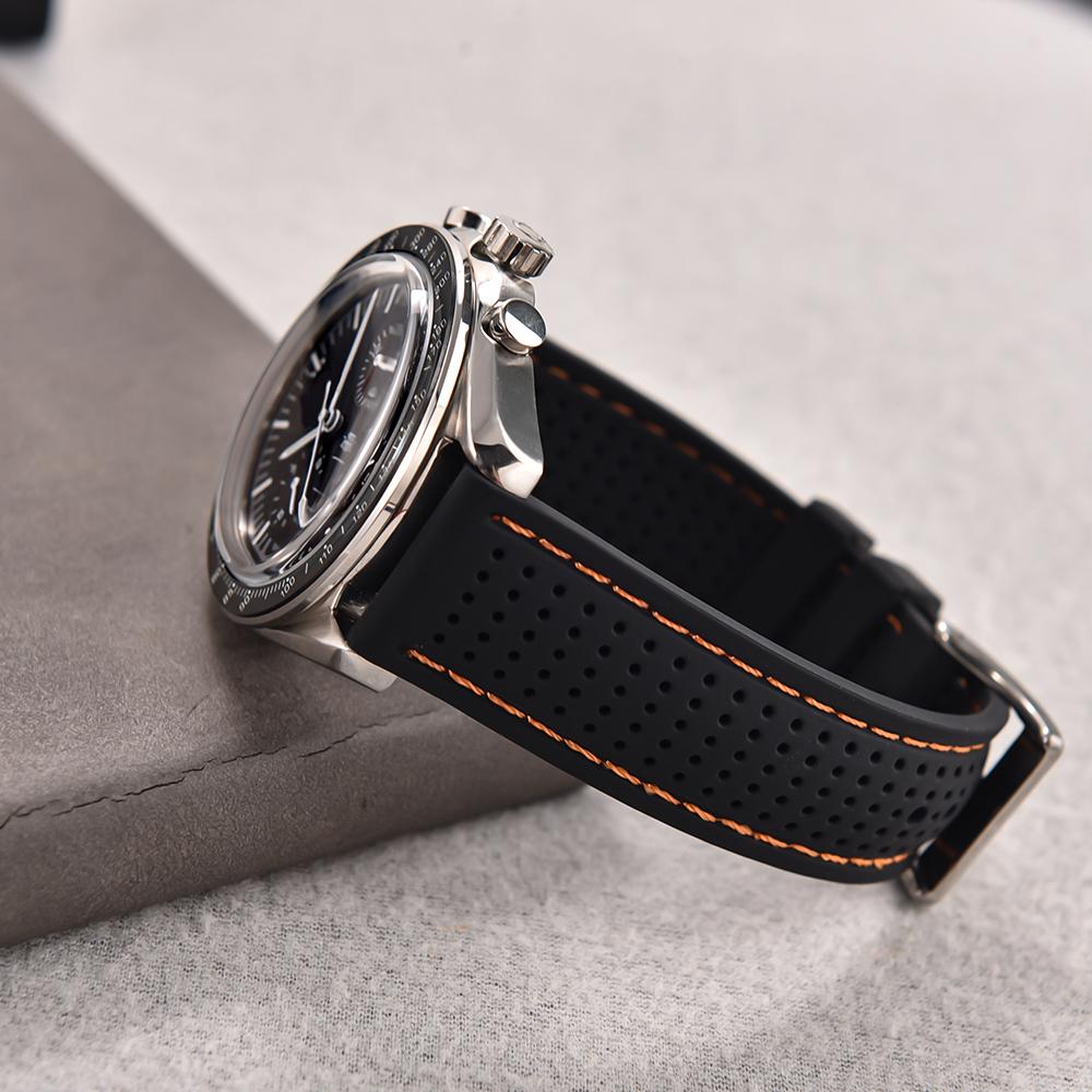 Quick Release Sport Silicone Watch Band - Breathable Waterproof Soft Rubber Strap Universal Fit 18mm 20mm 22mm For Men Women