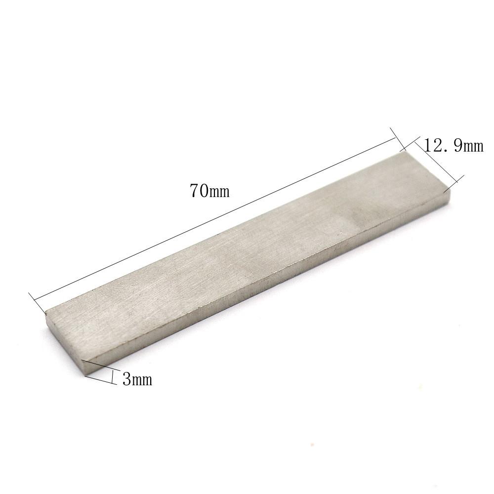 2Pcs Magnet Pickup Accessories Electric Guitar Humbucker Pickup Magnetized Alnico 5 Bar Magnet 70Mm ×12.9Mm×3Mm