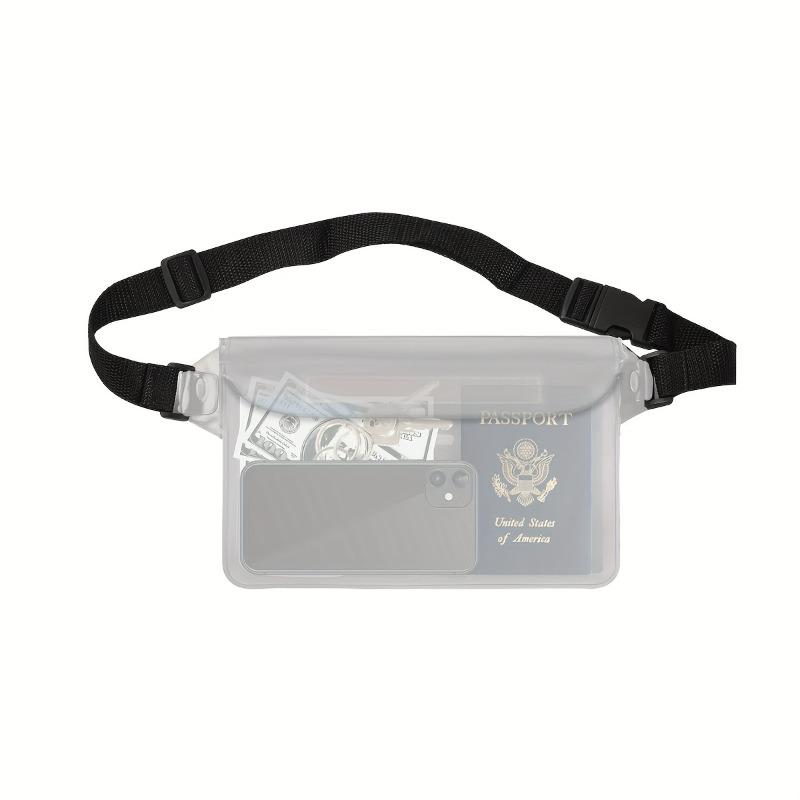 High Quality Waist Bag with Adjustable Strap, Suitable for Beach, Swimming, Diving, Rowing, Fishing Waterproof Belt Bag белый