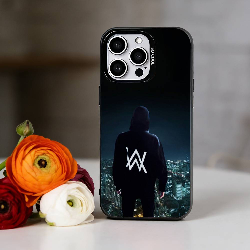 Alan Olav Walker Phone Case For iPhone 17,16,15,14,13,12,11 Plus,Pro Max,XS,Colorful Silver Phone Case Funda Cover
