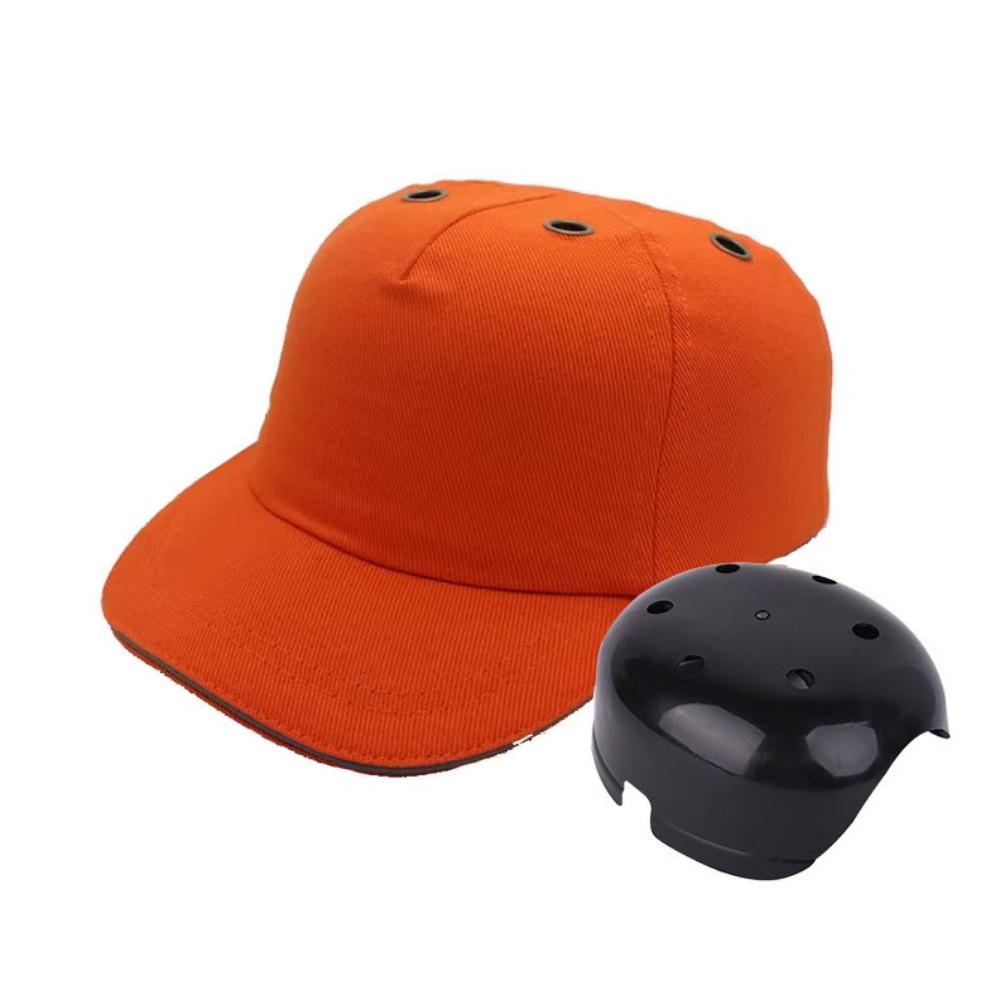 

ABS Inner Shell Safety Hard Hat Top 6 Holes Safety Baseball Caps Safety Helmet Skateboard оранжевый
