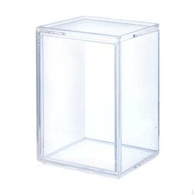 Acrylic Display Case Doll Box Showcase Storage Organizer for Office Desk