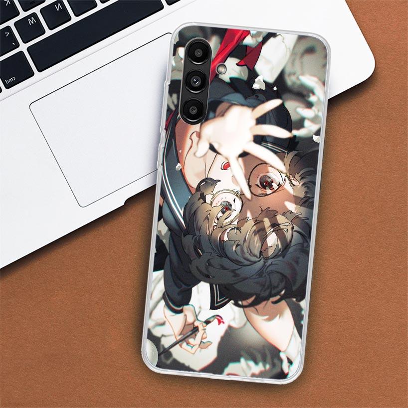 Cute Anime Aesthetic INS Girl Phone Case For Samsung Galaxy A55 A54 A53 A52 A15 A14 A13 A12 A35 A34 A33 A32 A25 A24 A23 A22 A05S