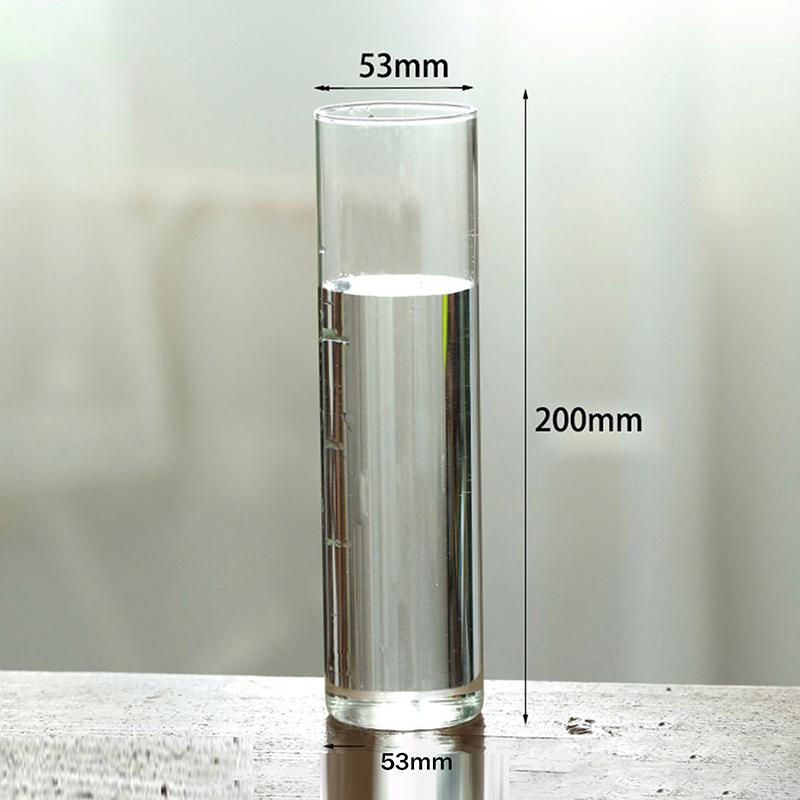 Hydroponics Plants Desktop Glass Planter Vase Glass Vase Transparent Cylinder Flower Vase Bedroom Desktop Home Decoration