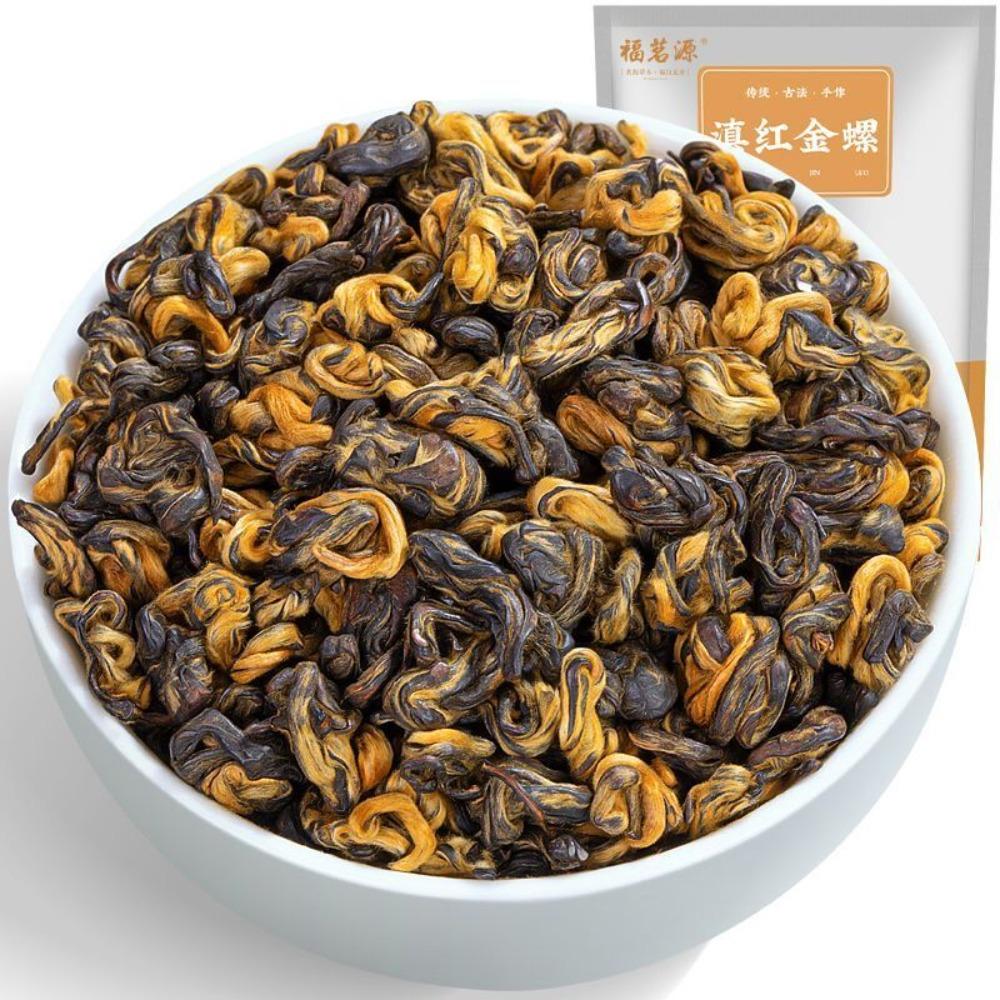 

Dianhong Golden Snail Black Tea 500g Honey Aroma Loose Leaf 500g