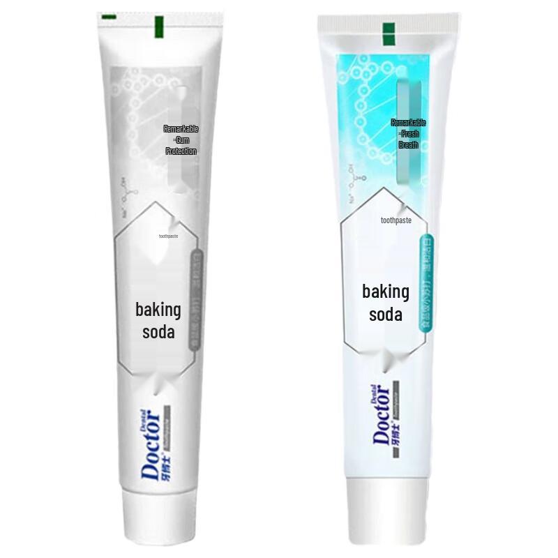 Dr. P Baking Soda Toothpaste with Mint for Gum Care & Fresh Breath