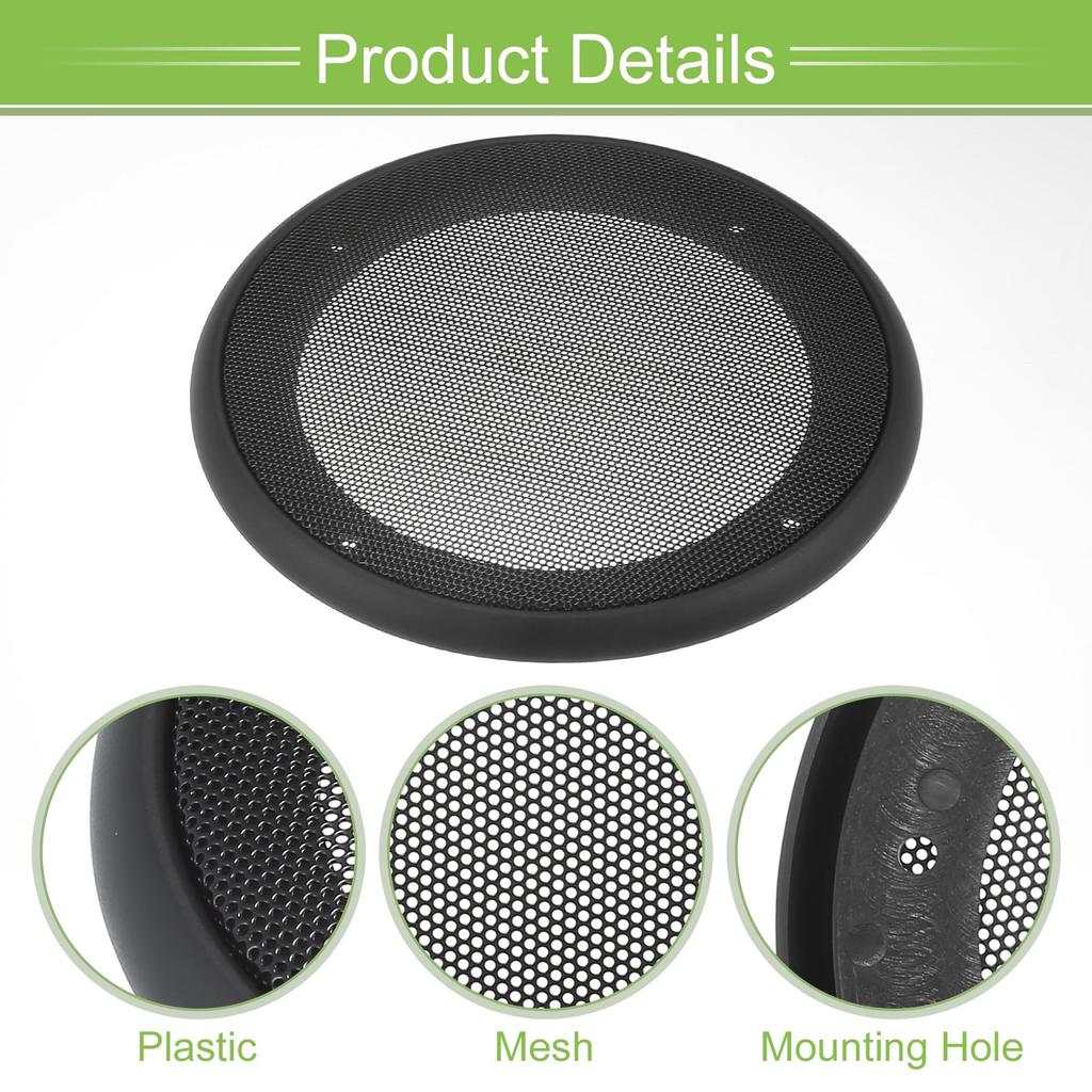 ACROPIX Universal 5" Car Speaker Grille Cover Mesh Round 5" Audio Speaker Subwoofer Guard