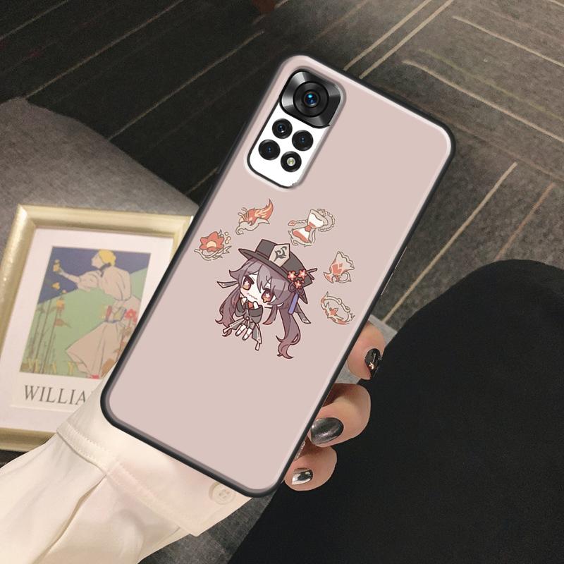 Genshin Impact Hu Tao Funda For Xiaomi Redmi Note 14 Pro 9 10 11 12 13 Pro 10S 11S 12S Redmi 13C 10C 12C 14C Case