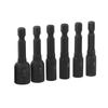 6Pcs 4-12mm Screw Tap Socket Holder Extension Bar 1/4 Inch Hex Shank M4s M5 M6 M8 M10s M12s For Model Auto New