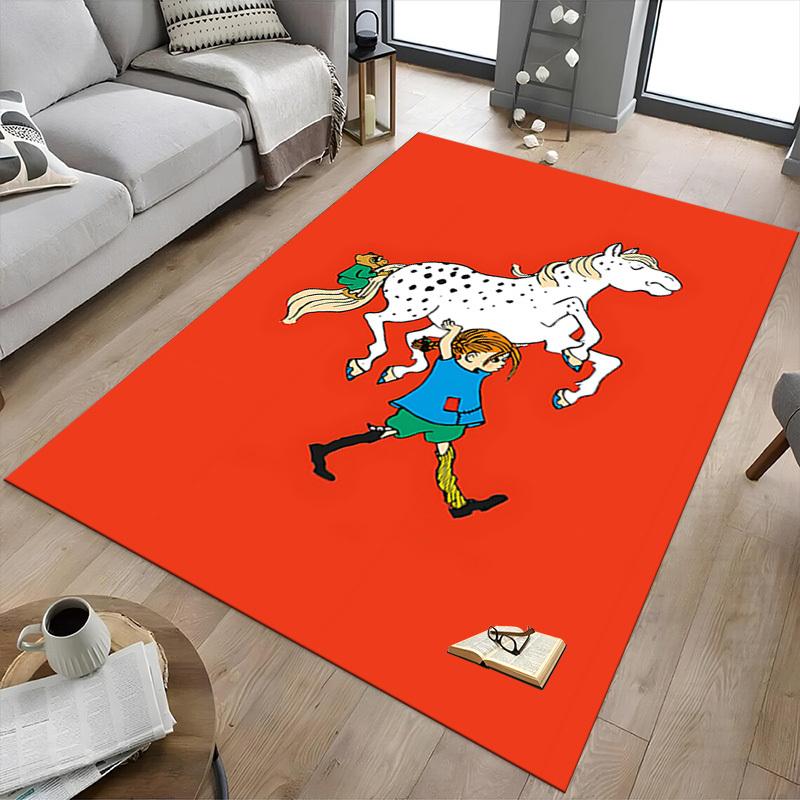 1PC Horse Bear Extra Large Non Slip Floor Carpet, Office, Family, Bedroom, Studio Large Area Rug Indoor Rugs