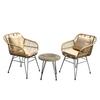 OLOMM Outdoor Rattan Bar Stool