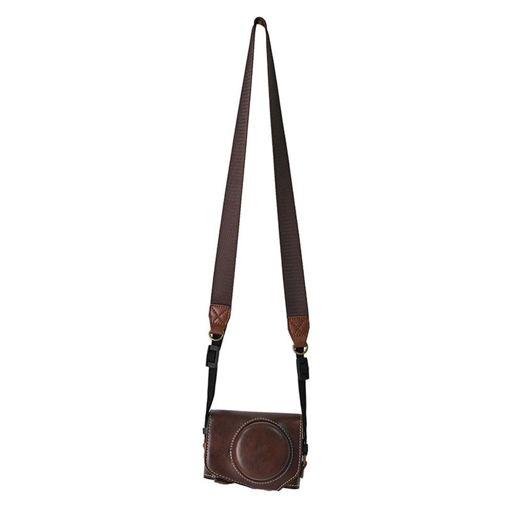 

G7XII G7XIII Чохол-сумка з ПУ шкіри для камери Canon PowerShot G7X Mark II III G7X2 G7X3 Повний захист корпусу